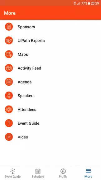 Schermata UiPath Events 3