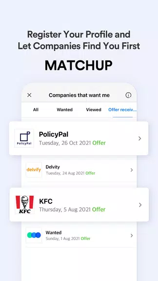 Wanted: Jobs & Career Скриншот 3