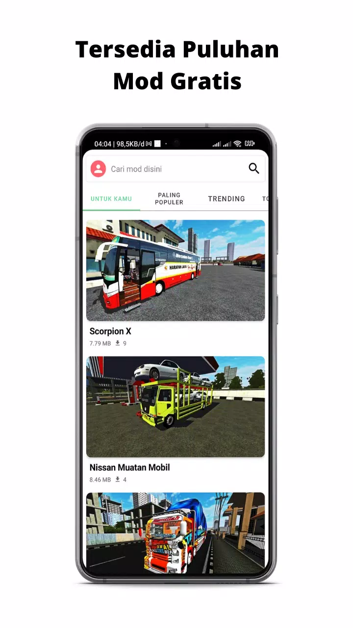 Mod BUSSID Truk Canter Tawakal 스크린샷 2