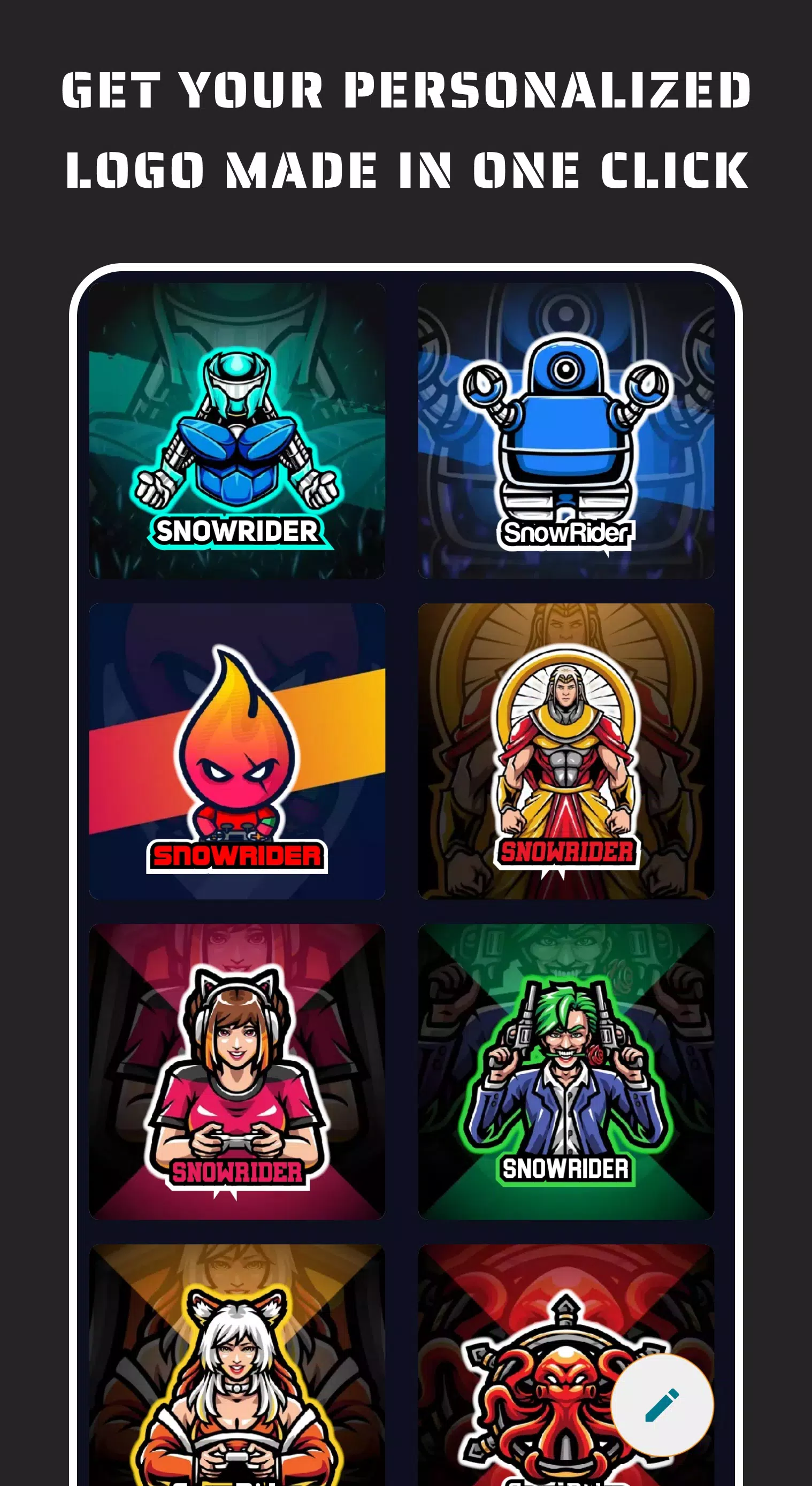 Esportify: Gaming Logo Maker Screenshot 1