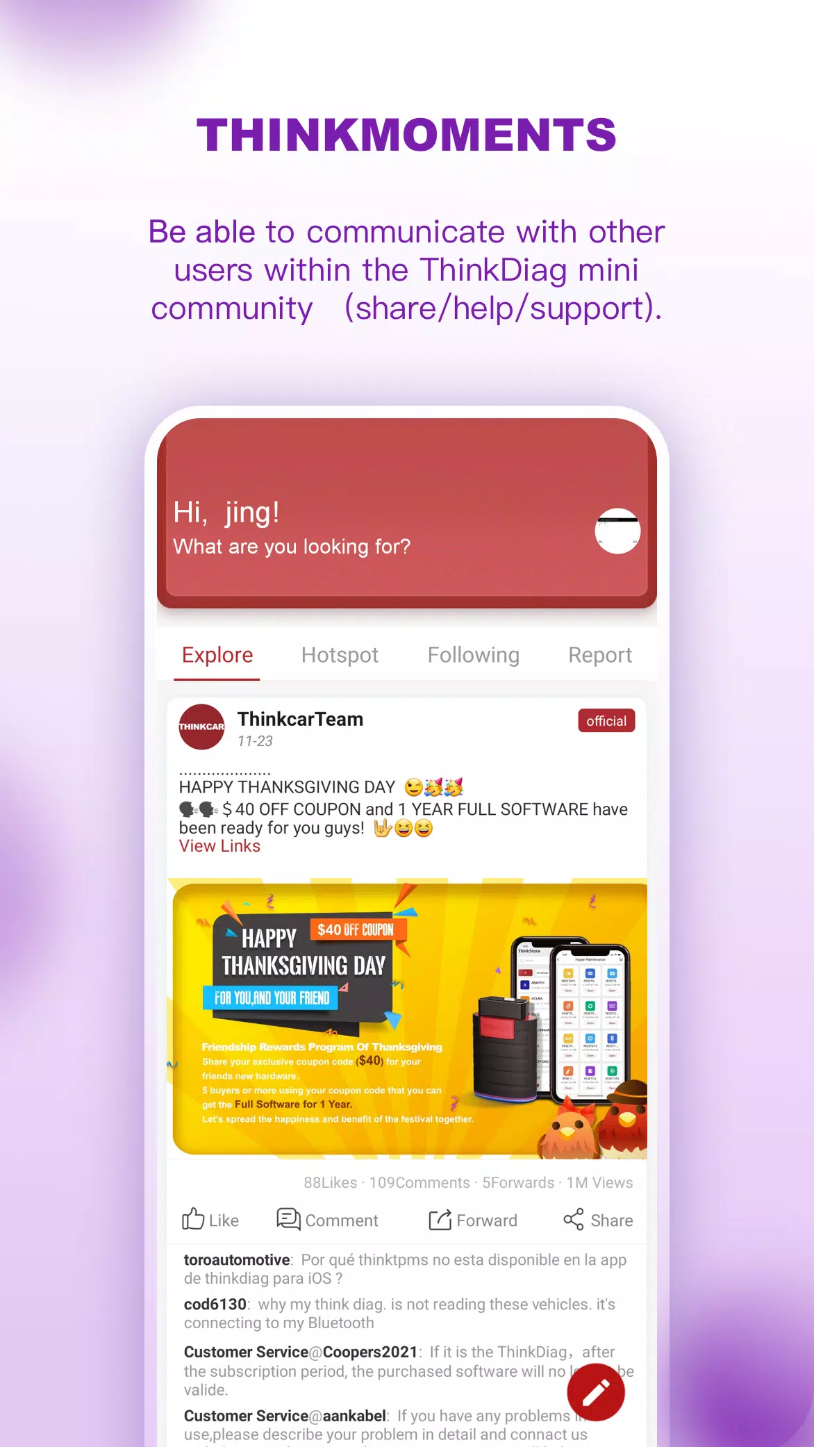 ThinkDiag mini Screenshot 3