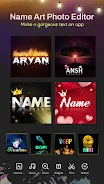 Name Art Photo Editor 3D Text Schermafbeelding 3
