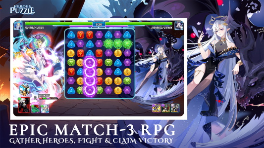 Heroes & Puzzles Captura de tela 1