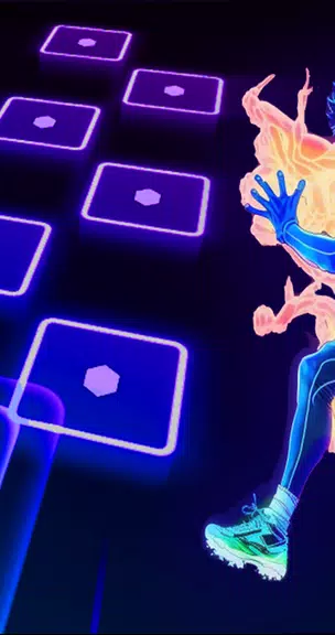 Blue Lock: Tiles Hop EDM Captura de tela 2