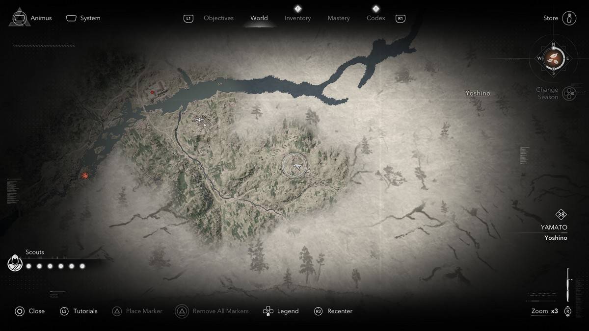 Legendary Sumi-E location in Assassin's Creed Shadows.