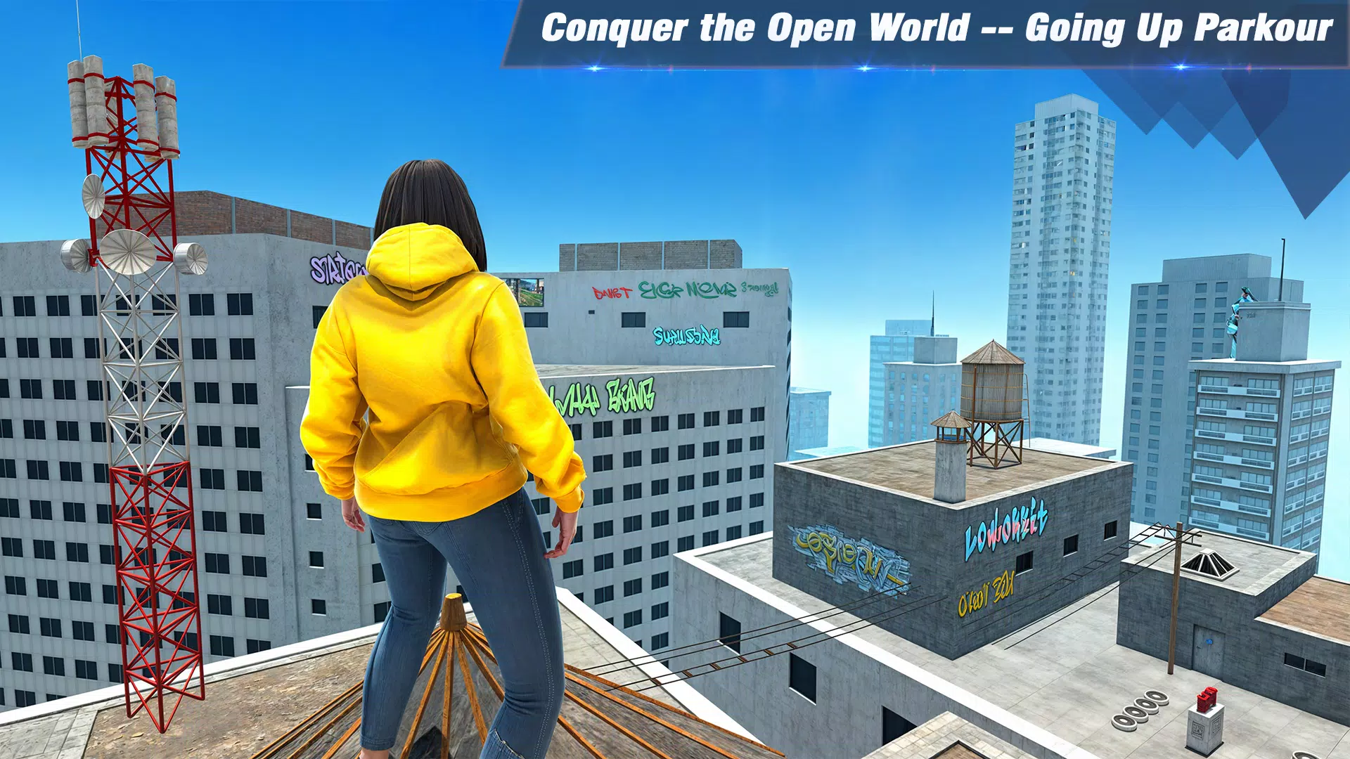 Going Up Parkour Only Rooftop Capture d'écran 3