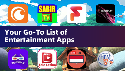 Ang iyong go-to list ng mga entertainment apps