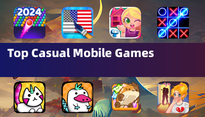 Nangungunang kaswal na mga laro sa mobile