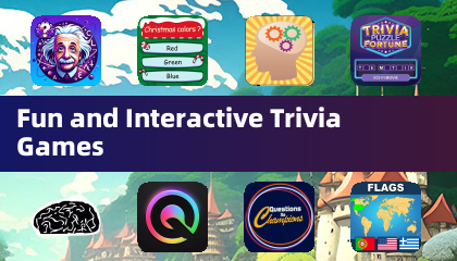 Eğlenceli ve etkileşimli trivia oyunları