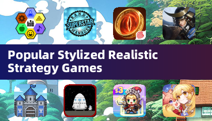인기 있는 스타일화된 리얼리즘 전략 게임
