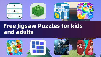 아이들과 성인을 위한 무료 퍼즐 조각 게임